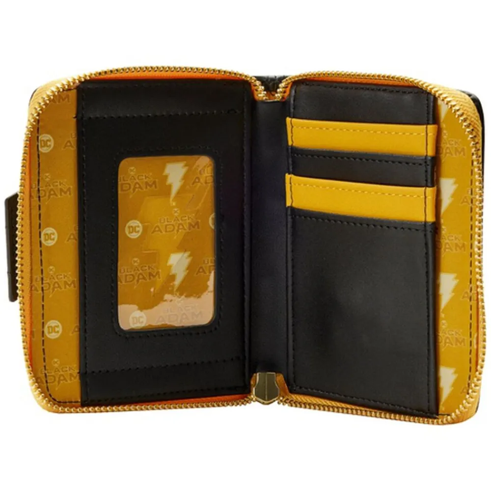DC Comics Black Adam Glow Cosplay Zip Around Wallet Hot