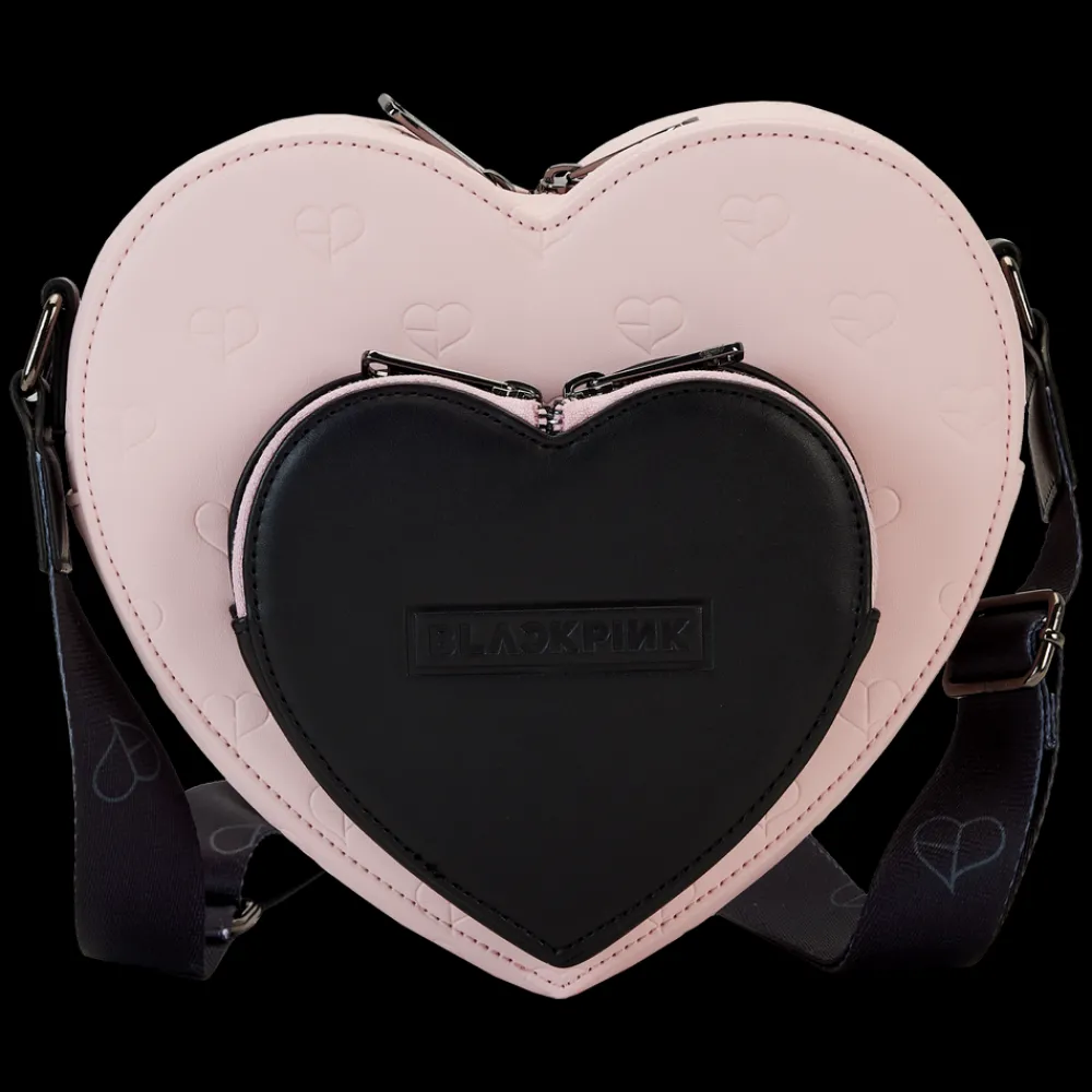 BLACKPINK All-Over Print Heart Shaped Crossbody Bag Best