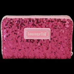 Breast Cancer Research Foundation Exclusive Pink Ribbon Sequin Zip Around Wallet Best Sale