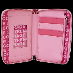 Breast Cancer Research Foundation Exclusive Pink Ribbon Sequin Zip Around Wallet Best Sale