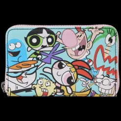 Cartoon Network Retro Collage Zip Around Wallet Outlet