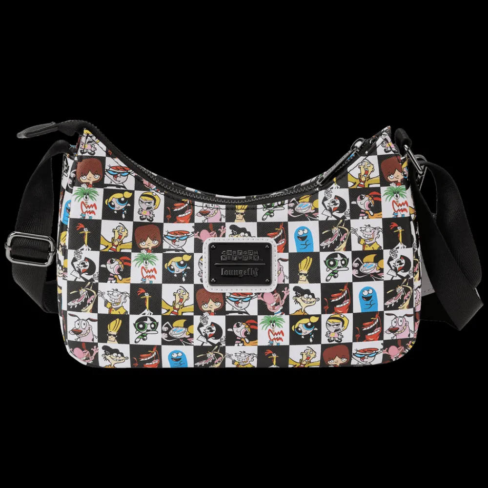 Cartoon Network Retro Collage Crossbody Bag With Coin Pouch Discount