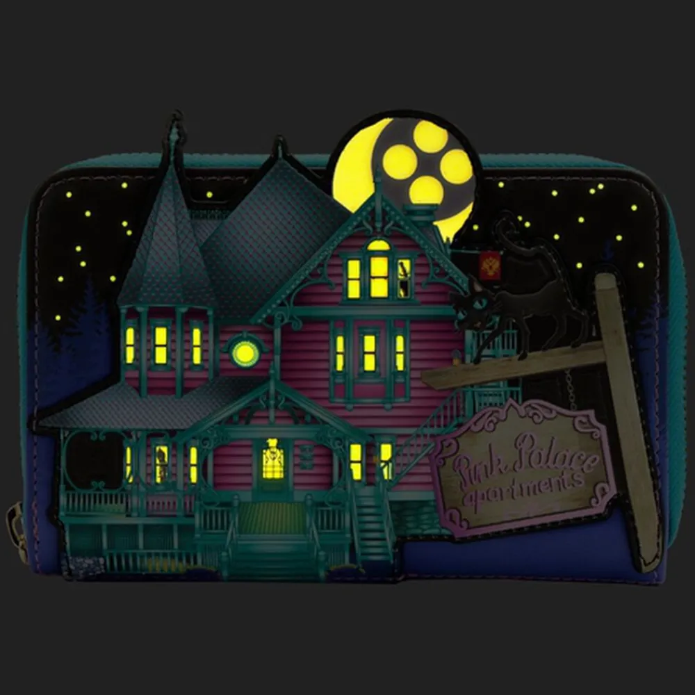 Coraline Glow In The Dark House Zip Around Wallet Outlet