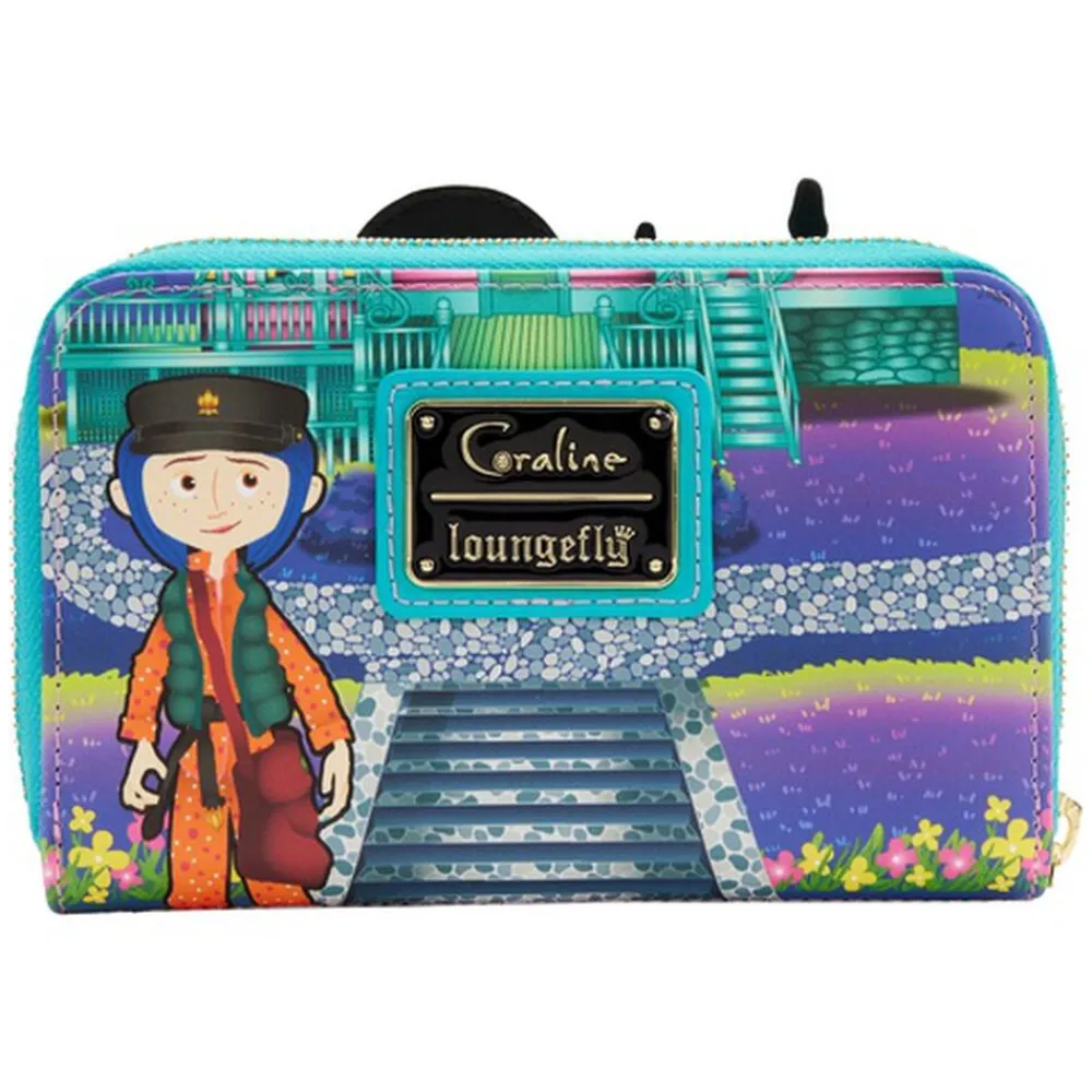 Coraline Glow In The Dark House Zip Around Wallet Outlet