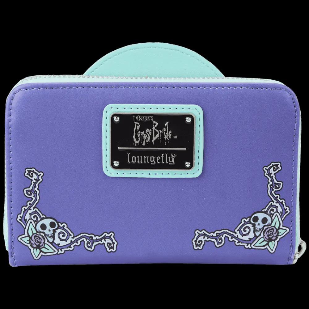 Corpse Bride Moon Zip Around Wallet New