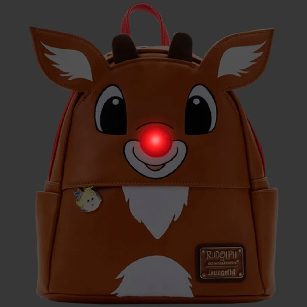Rudolph the Red-Nosed Reindeer Exclusive - Light Up Cosplay Mini Backpack Sale