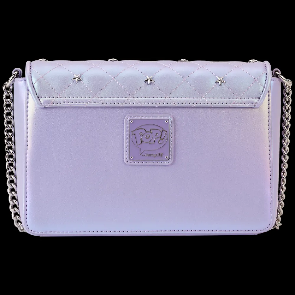 BTS Funko Pop! By Loungefly Logo Iridescent Purple Crossbody Bag Flash Sale
