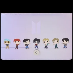 BTS Funko Pop! By Loungefly Logo Iridescent Purple Crossbody Bag Flash Sale