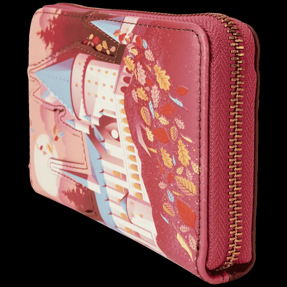 Harry Potter Hogwarts Fall Leaves Zip Around Wallet Shop