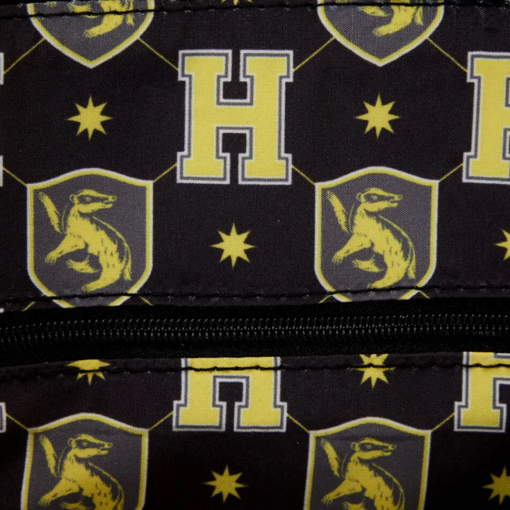 Harry Potter Hufflepuff Patch Varsity Plaid Crossbody Bag Flash Sale