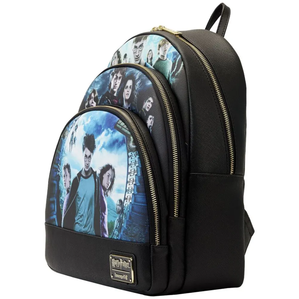 Harry Potter Movie Posters Triple Pocket Mini Backpack Cheap