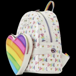 Lisa Frank Rainbow Heart Mini Backpack With Waist Bag Sale
