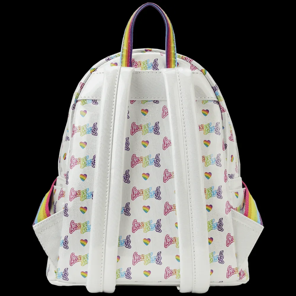 Lisa Frank Rainbow Heart Mini Backpack With Waist Bag Sale