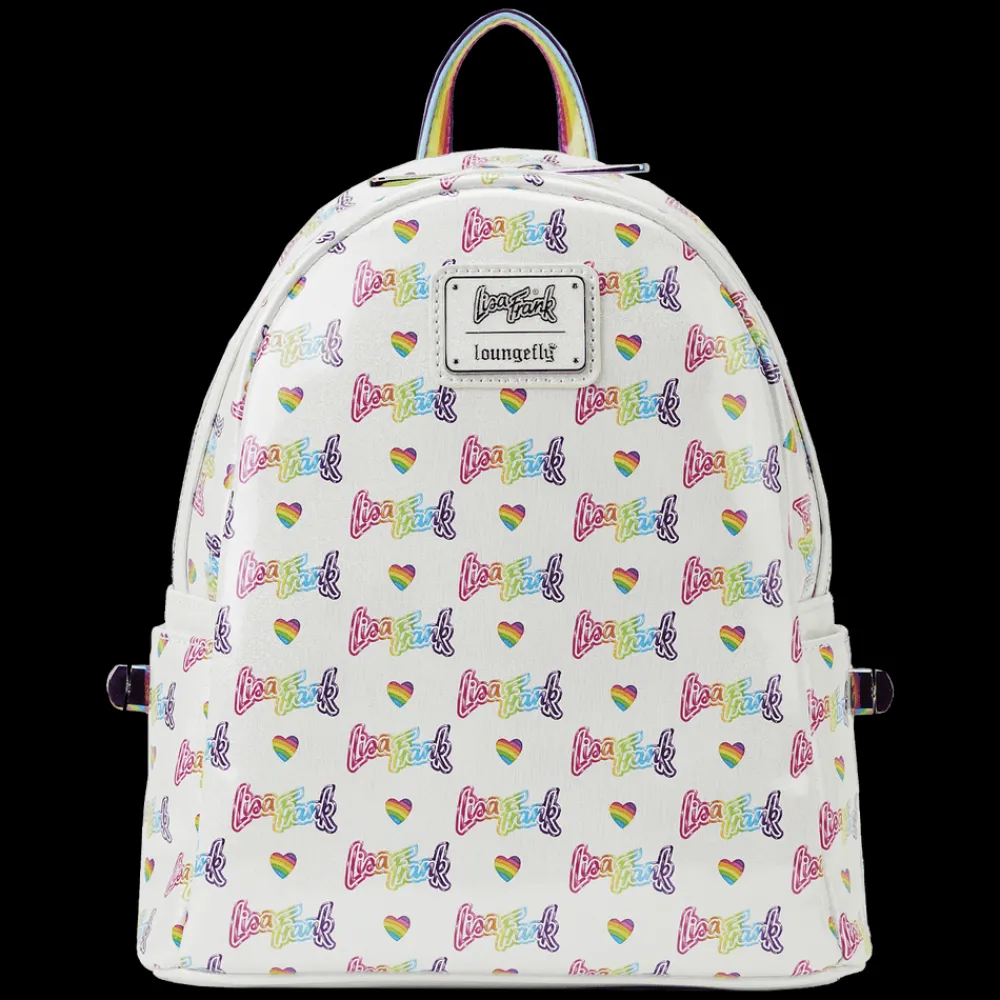 Lisa Frank Rainbow Heart Mini Backpack With Waist Bag Sale