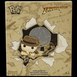 Indiana Jones Loungefly Pop! Raiders Of The Lost Ark Sliding Pin New
