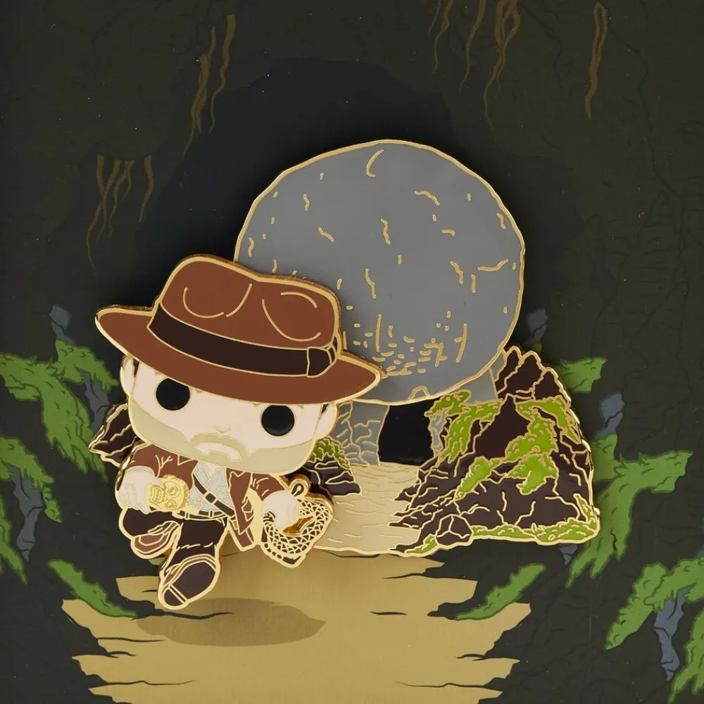 Indiana Jones Loungefly Pop! Raiders Of The Lost Ark Sliding Pin New