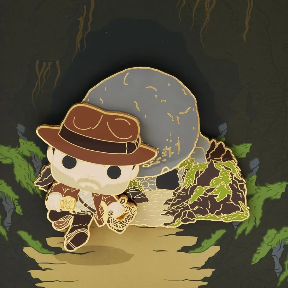 Indiana Jones Loungefly Pop! Raiders Of The Lost Ark Sliding Pin New