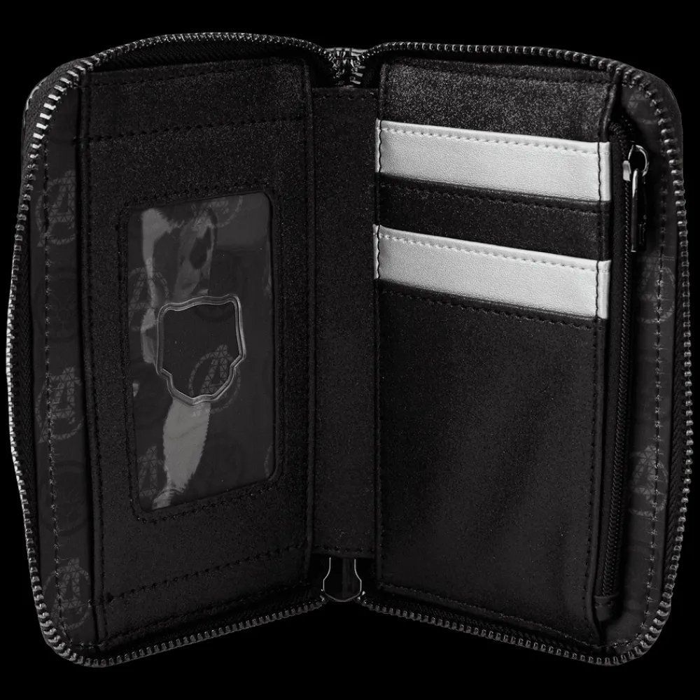 Marvel Metallic Black Panther Cosplay Zip Around Wallet Online