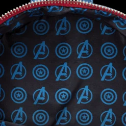 Marvel Metallic Captain America Cosplay Mini Backpack Online