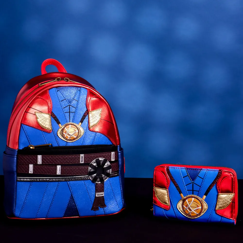 Marvel Metallic Doctor Strange Cosplay Zip Around Wallet Cheap