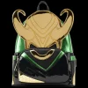 Marvel Metallic Loki Cosplay Mini Backpack Hot