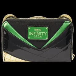 Marvel Metallic Loki Cosplay Zip Around Wallet Outlet