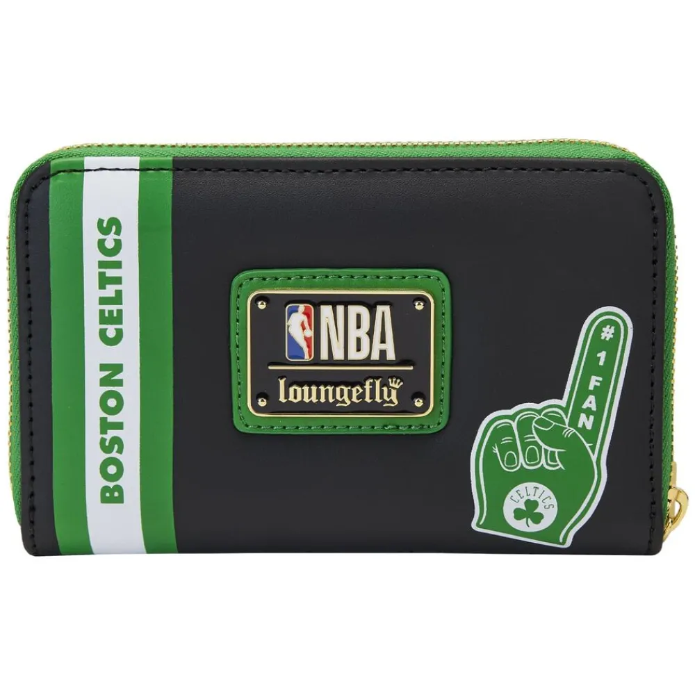 NBA Boston Celtics Patch Icons Zip Around Wallet Best