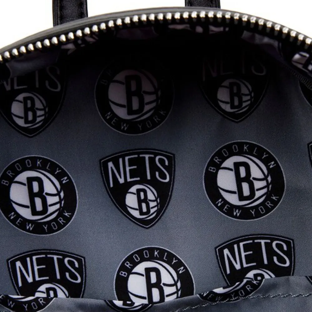 NBA Brooklyn Nets Basketball Logo Mini Backpack Online