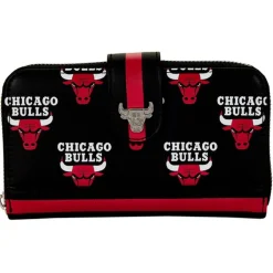 NBA Chicago Bulls Logo Zip Around Wallet Store