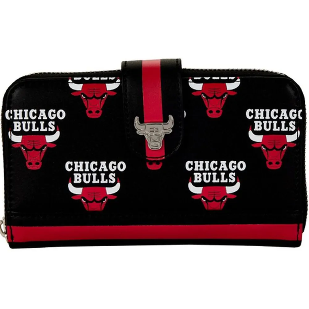 NBA Chicago Bulls Logo Zip Around Wallet Store