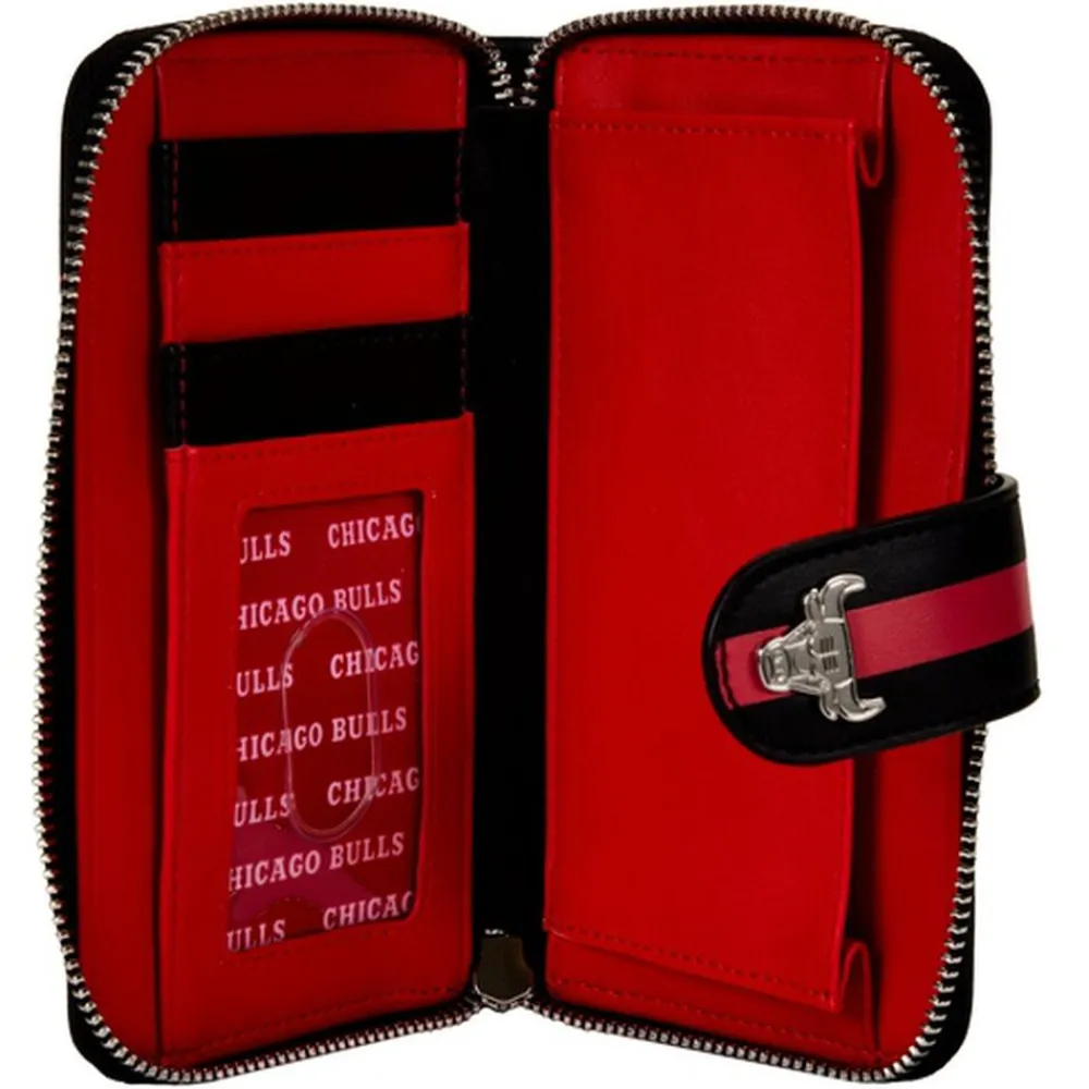 NBA Chicago Bulls Logo Zip Around Wallet Store
