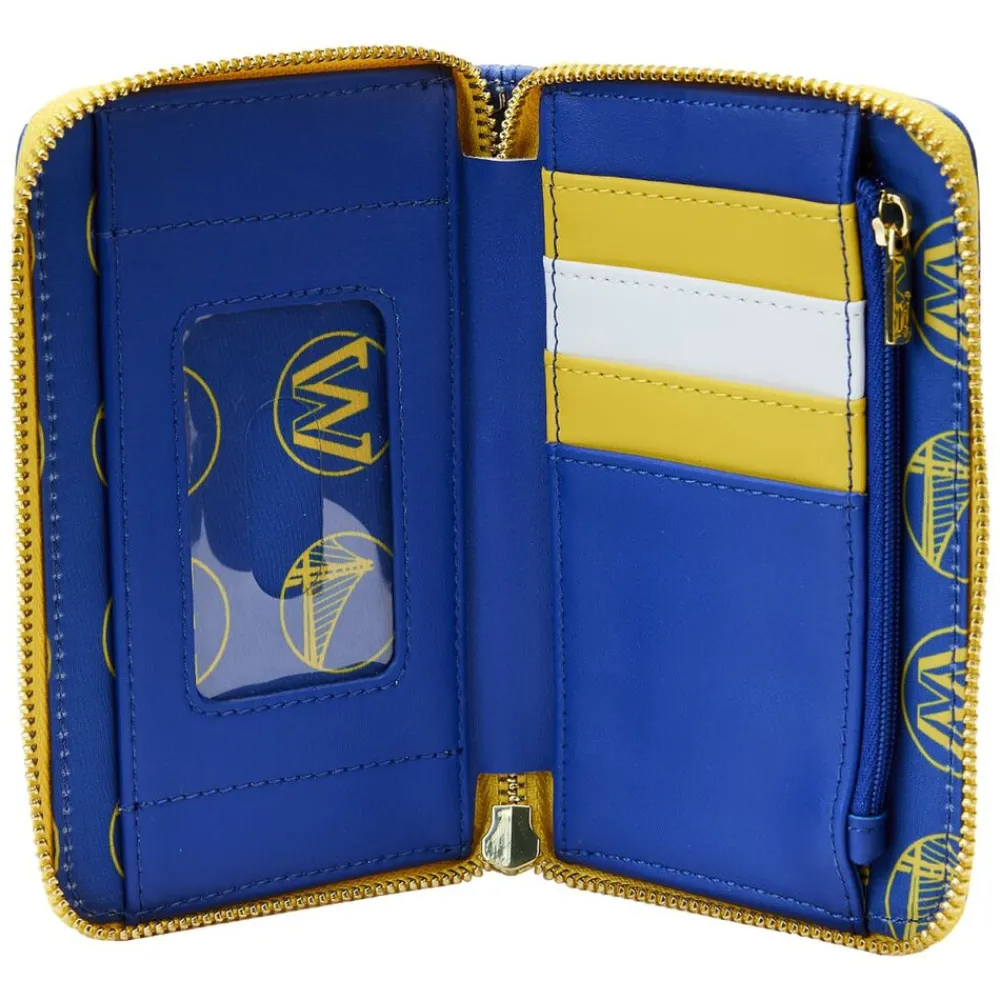 NBA Golden State Warriors Patch Icons Zip Around Wallet Cheap