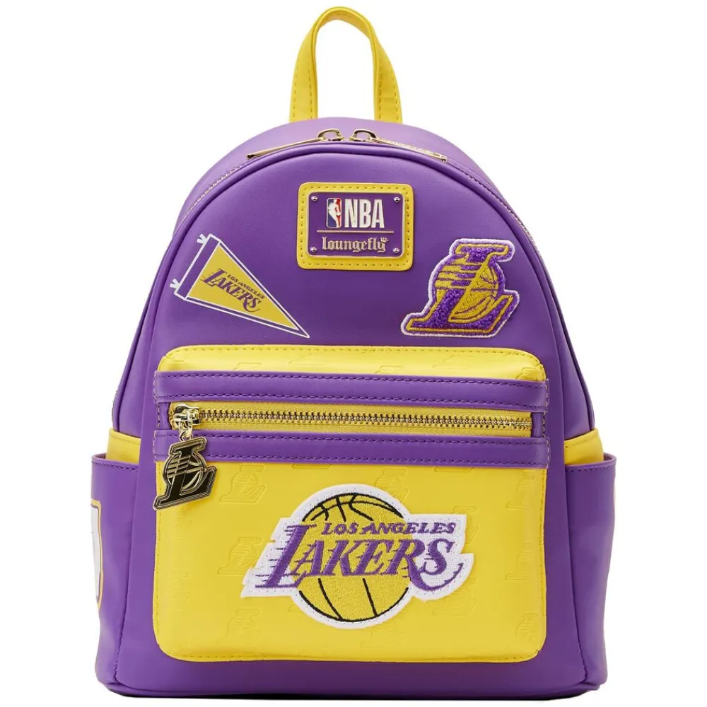 NBA Los Angeles Lakers Patch Icons Mini Backpack New