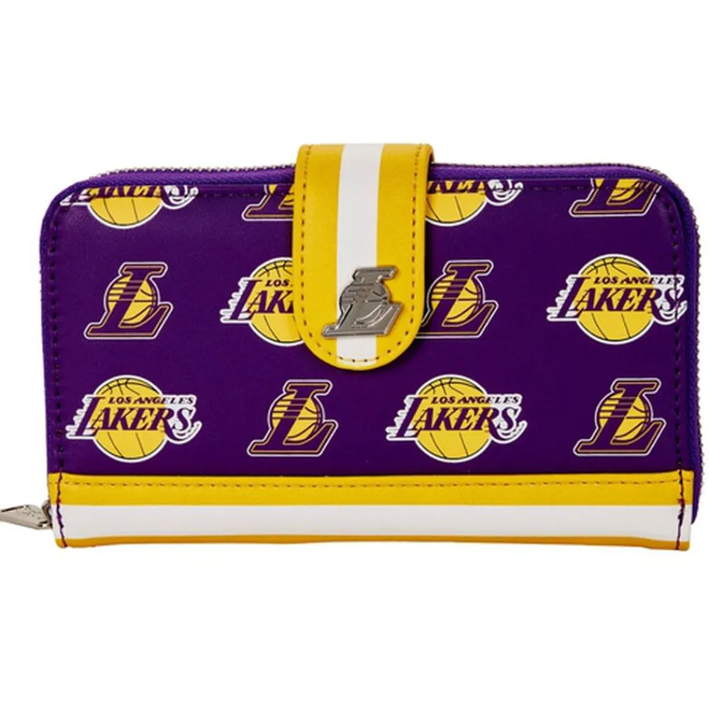 NBA Los Angeles Lakers Zip Around Wallet New