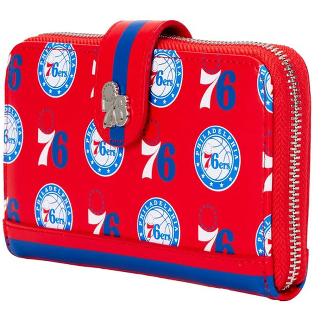 NBA Philadelphia 76Ers Logo Zip Around Wallet Best