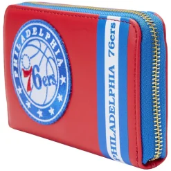 NBA Philadelphia 76Ers Patch Icons Zip Around Wallet Flash Sale
