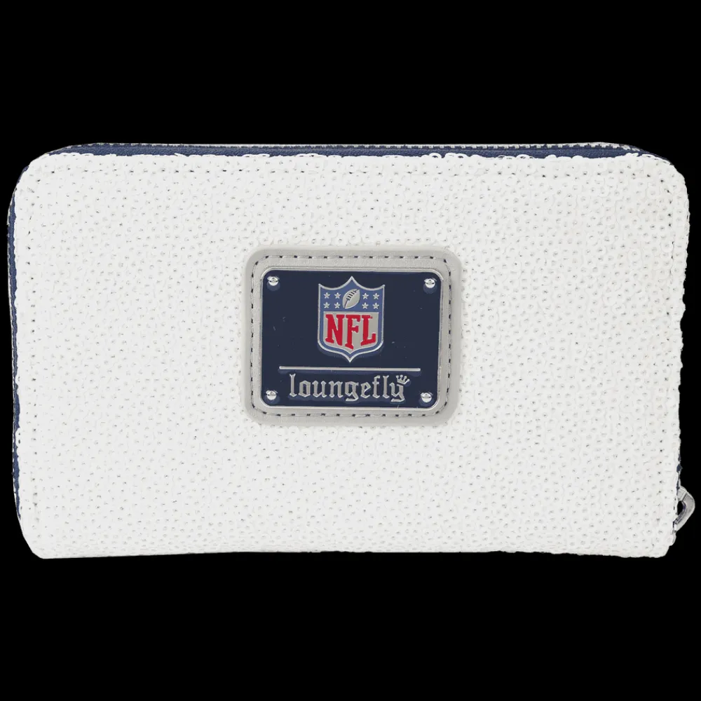 NFL Dallas Cowboys Sequin Zip Around Wallet Sale