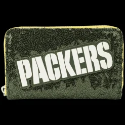 NFL Green Bay Packers Sequin Zip Around Wallet Best Sale