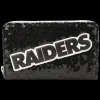 NFL Las Vegas Raiders Sequin Zip Around Wallet Cheap