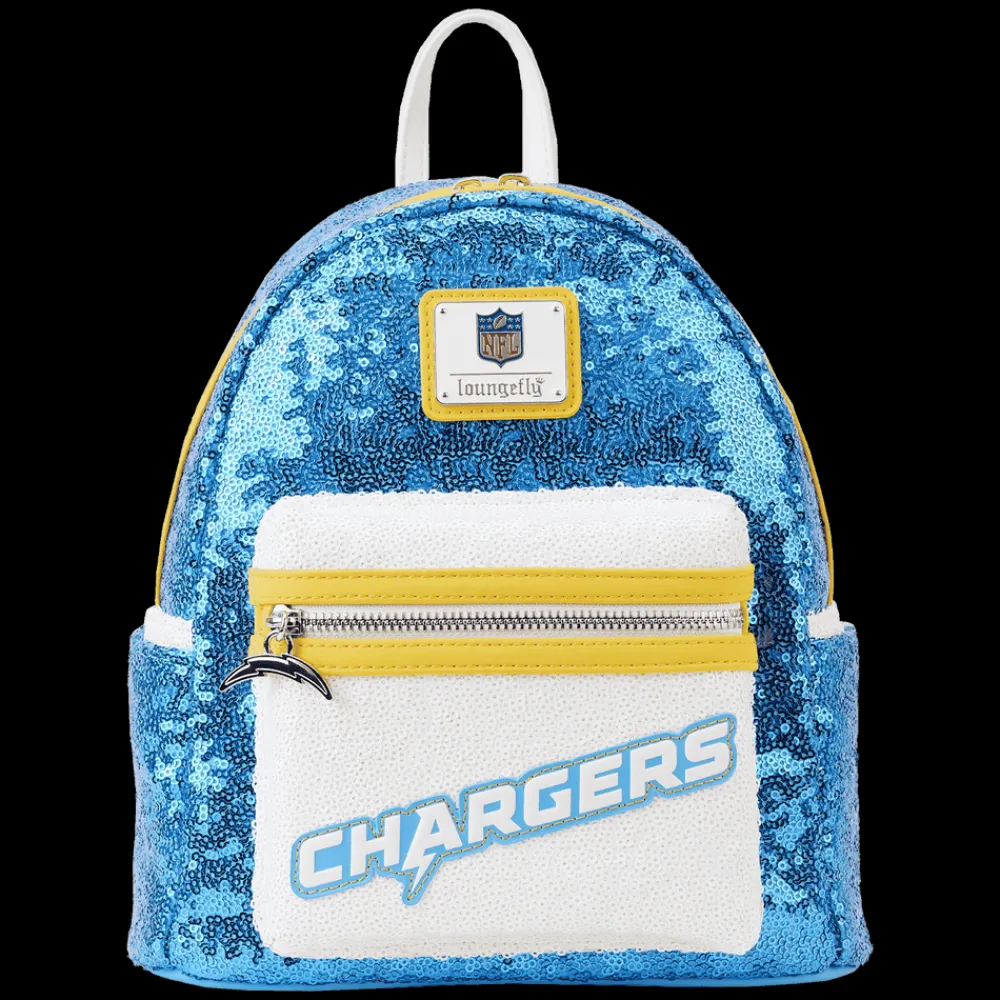 NFL Los Angeles Chargers Sequin Mini Backpack Fashion