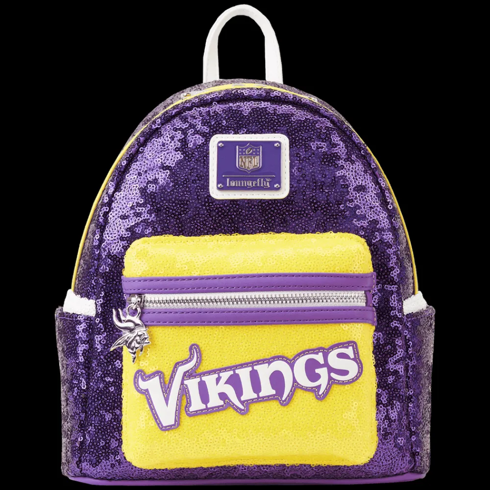 NFL Minnesota Vikings Sequin Mini Backpack Hot