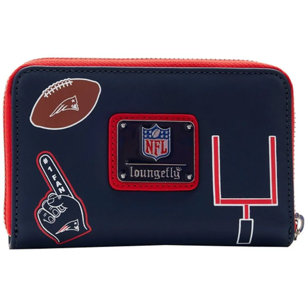 NFL New England Patriots Patches Zip Around Wallet Best
