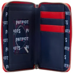 NFL New England Patriots Patches Zip Around Wallet Best