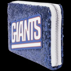 NFL New York Giants Sequin Zip Around Wallet Store
