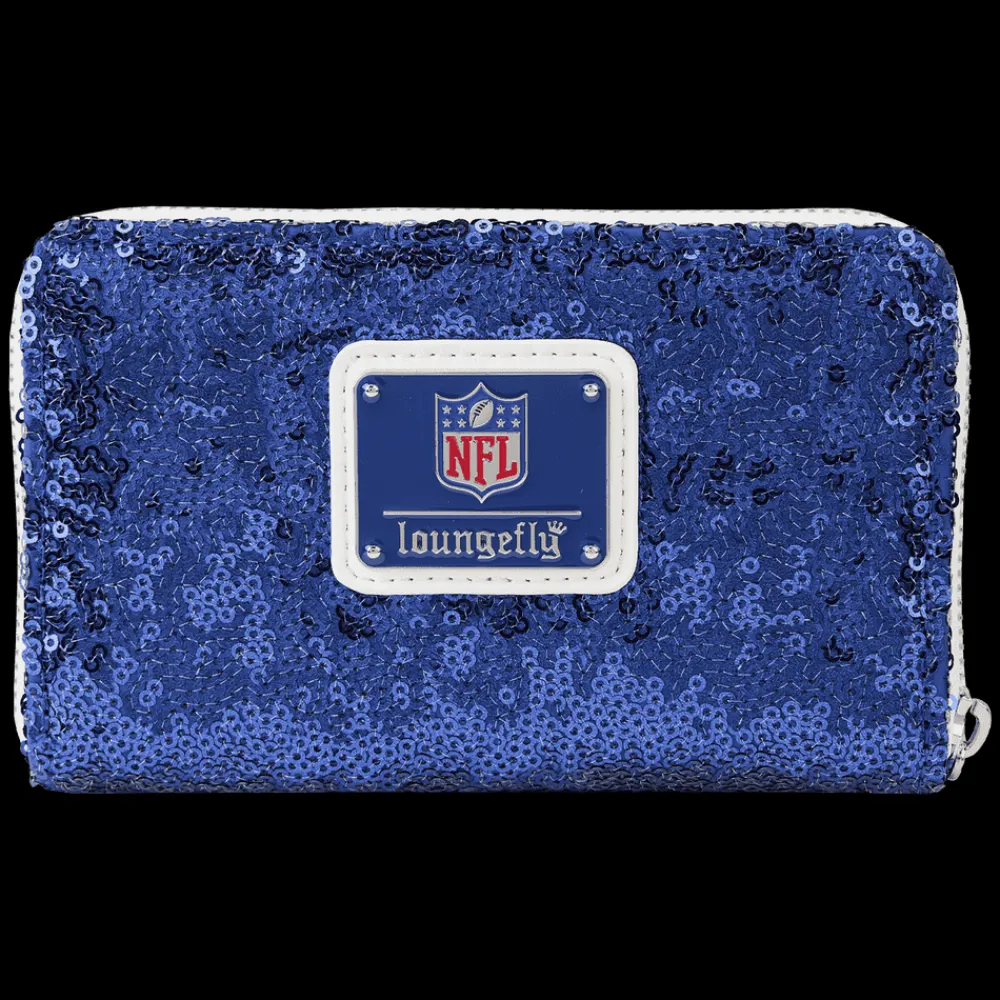 NFL New York Giants Sequin Zip Around Wallet Store