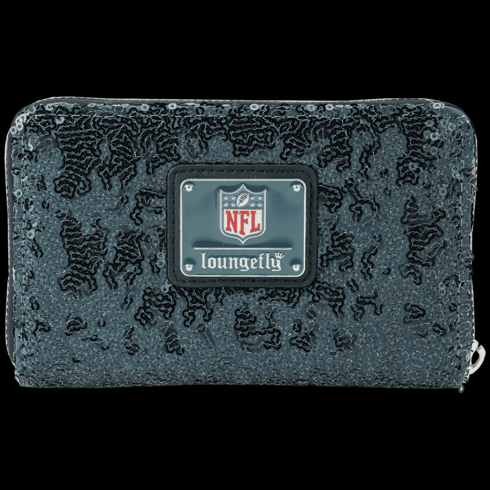 NFL Philadelphia Eagles Sequin Zip Around Wallet Flash Sale