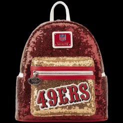 NFL San Francisco 49Ers Sequin Mini Backpack Clearance