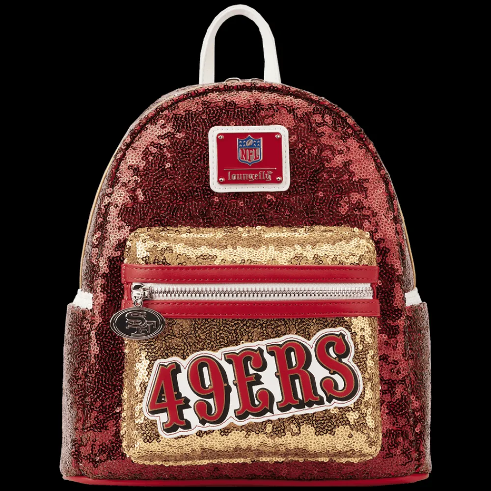 NFL San Francisco 49Ers Sequin Mini Backpack Clearance