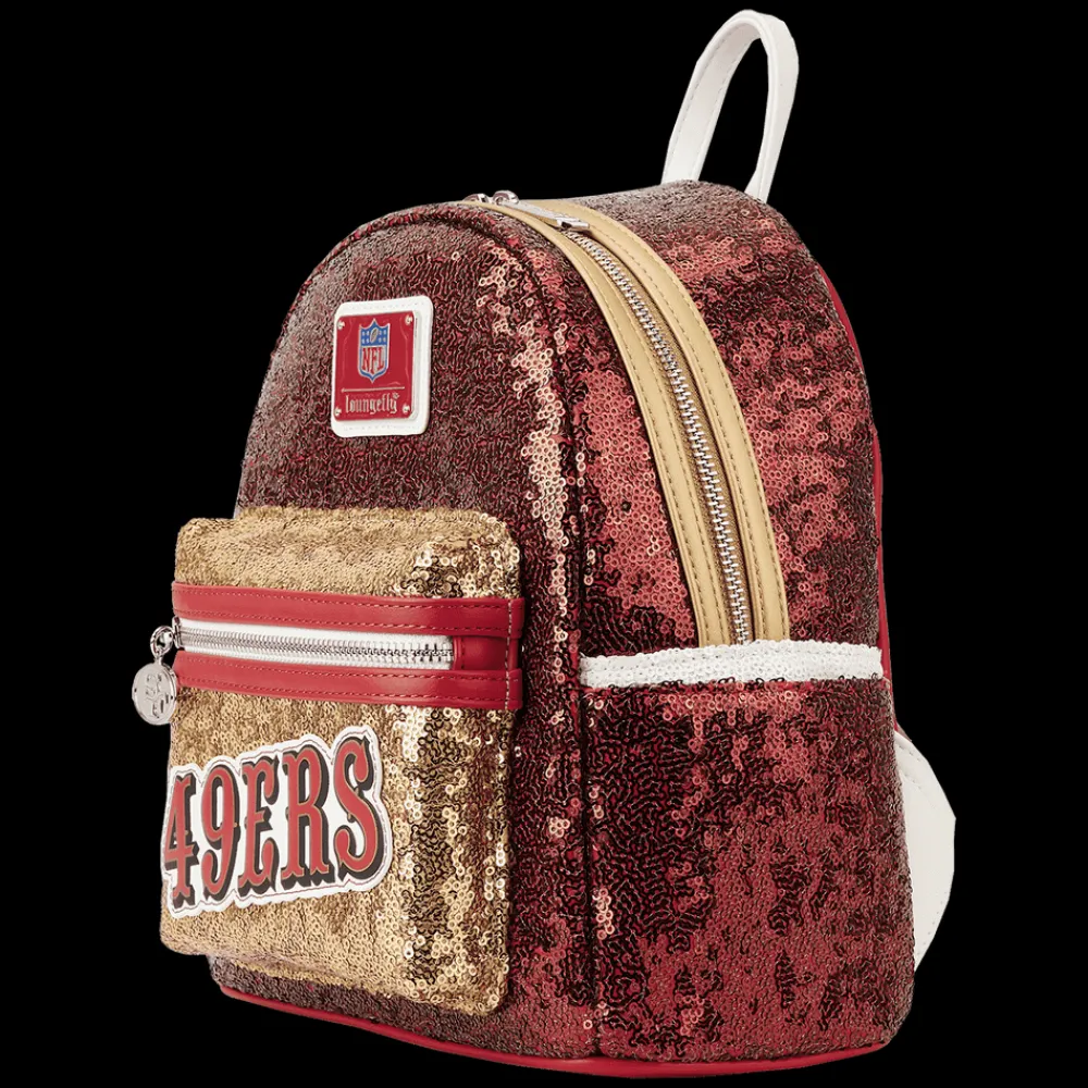 NFL San Francisco 49Ers Sequin Mini Backpack Clearance