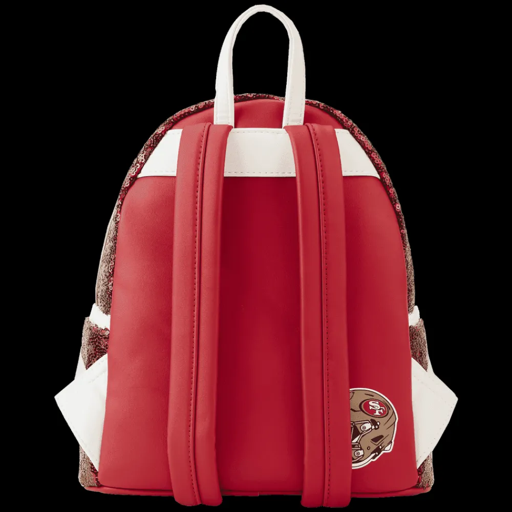 NFL San Francisco 49Ers Sequin Mini Backpack Clearance